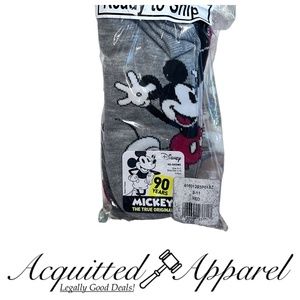 Disney Mickey Mouse The True Original 90 Years No Show Socks